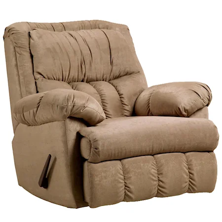 Casual Rocker Recliner for Family Rooms and Living Rooms